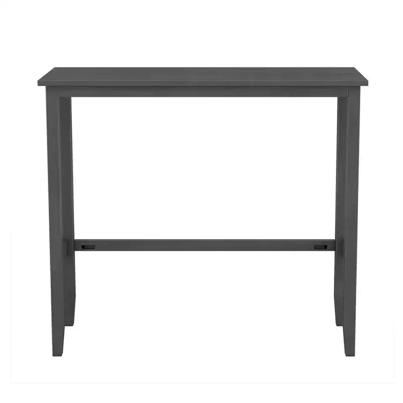 Set da pranzo rettangolare Farmhouse da 47.5" in legno, altezza bar, angolo colazione per cucina con 2 sedie per piccoli spazi - ModernLuxe