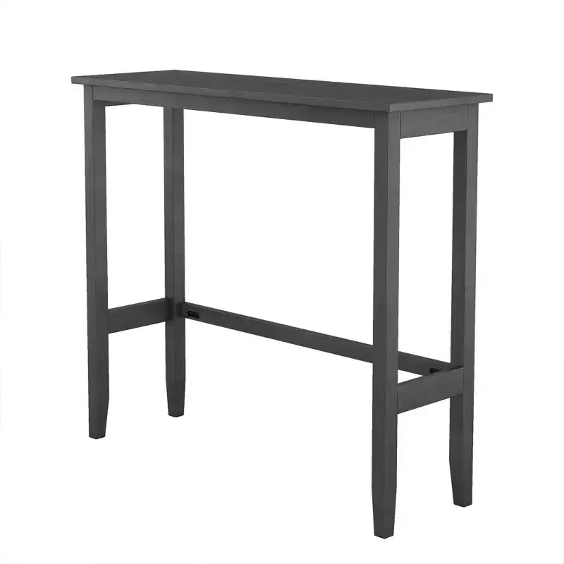 Set da pranzo rettangolare Farmhouse da 47.5" in legno, altezza bar, angolo colazione per cucina con 2 sedie per piccoli spazi - ModernLuxe