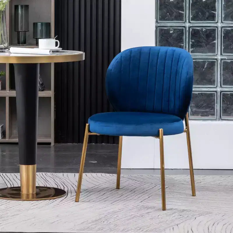 Roundhill Furniture Amoa σύγχρονο σετ τραπεζαρίας, λευκό στρογγυλό τραπέζι φαγητού με 4 καρέκλες, 5 τεμαχίων