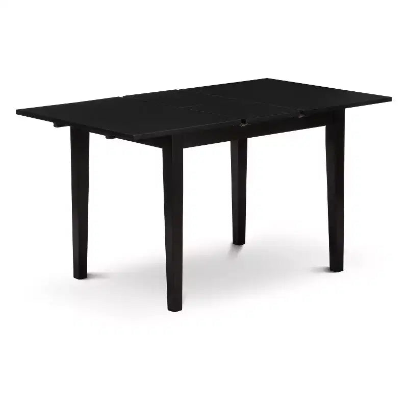 Set da pranzo HomeStock da 5 pezzi, tavolo rettangolare e sedie Parson in lino, moderno