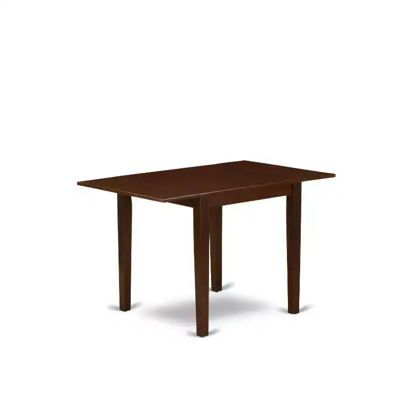 Set da pranzo HomeStock da 5 pezzi, tavolo rettangolare e sedie in legno
