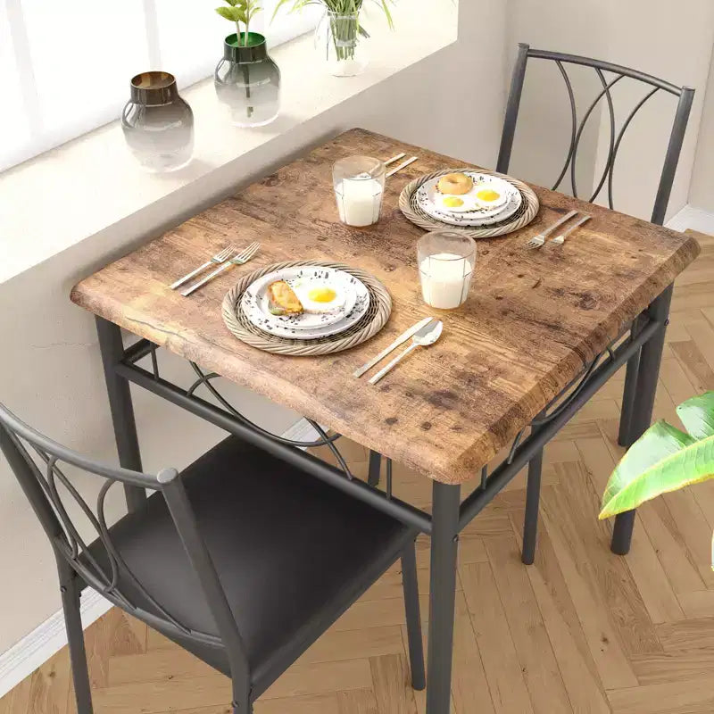 Garvee Esszimmerset: kleiner rechteckiger Tisch und Stühle für Küche und Esszimmer