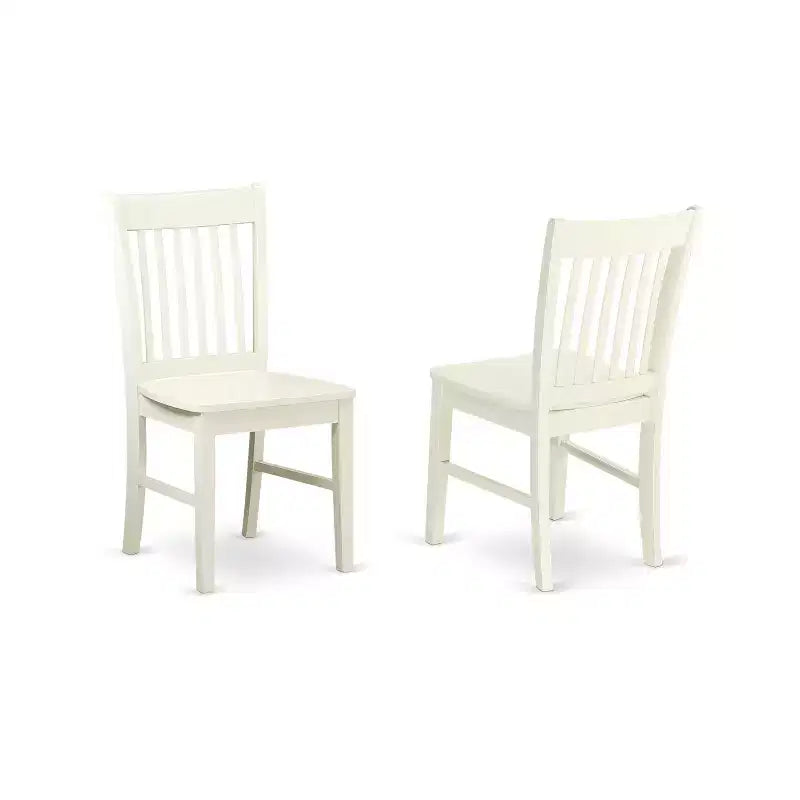 HomeStock Belmont 5-teiliges Esszimmer-Set für 6 Personen - Esstisch, 2 Stühle und 2 Bänke in Leinenweiß