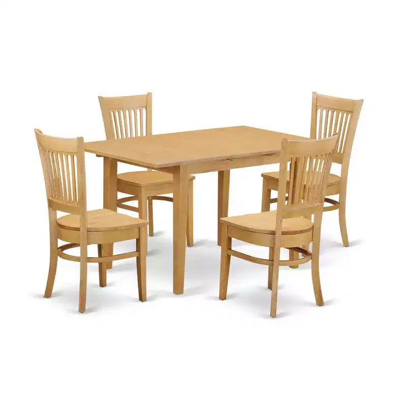 HomeStock Belmont Esszimmer-Set - kleiner Esstisch und Esszimmerstühle
