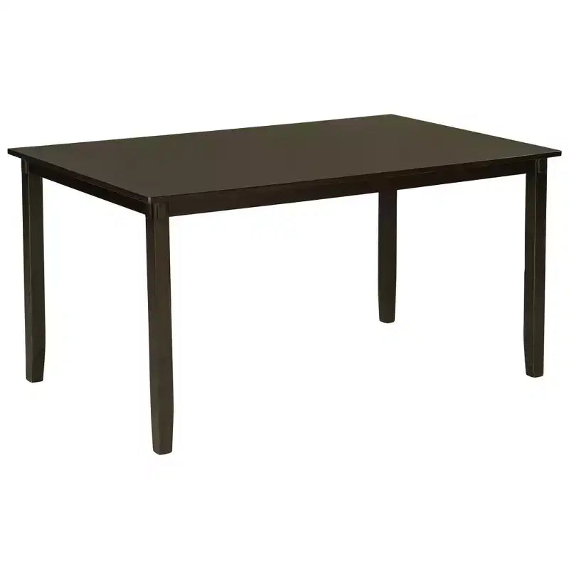 Set da pranzo in stile rustico da 6 pezzi con panca per 6 persone, tavolo rettangolare in legno e 4 sedie imbottite