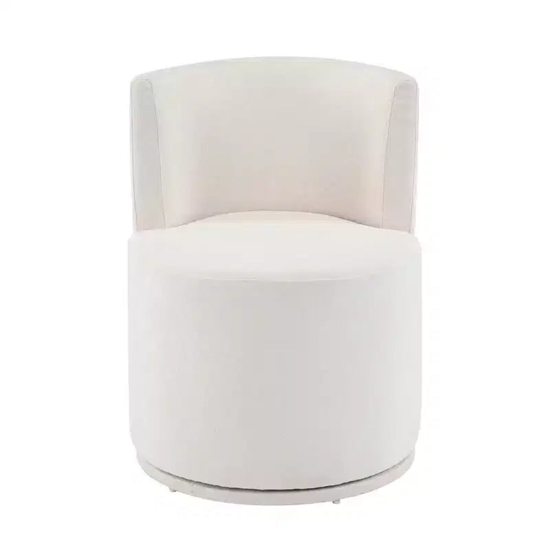 Christopher Knight Home Morrick 5-teiliges Esszimmerstuhl-Set im Mid-Century-Modern-Stil mit drehbaren Polsterstühlen und Esstisch aus Kautschukholz