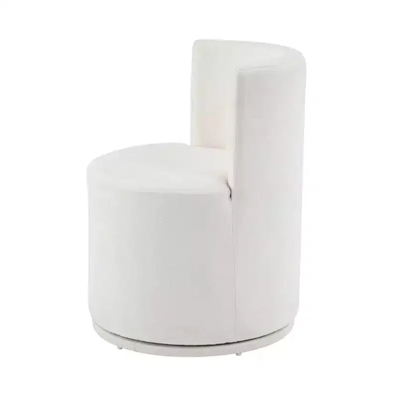 Christopher Knight Home Morrick 5-teiliges Esszimmerstuhl-Set im Mid-Century-Modern-Stil mit drehbaren Polsterstühlen und Esstisch aus Kautschukholz