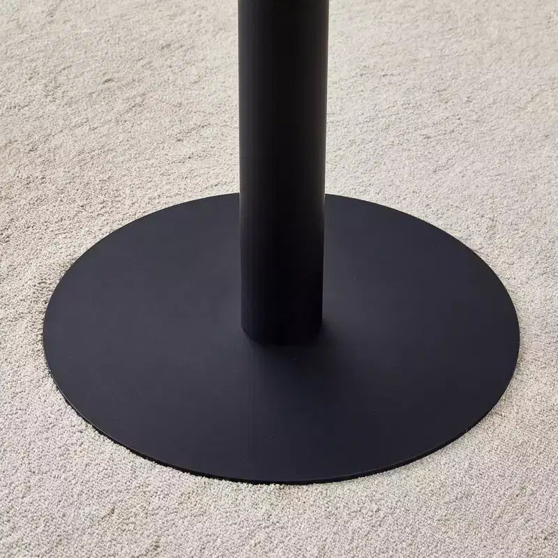 3/5-teiliges Esszimmertisch-Set, runder Küchentisch, platzsparende Essecke mit 2/4 gepolsterten Stühlen - ModernLuxe