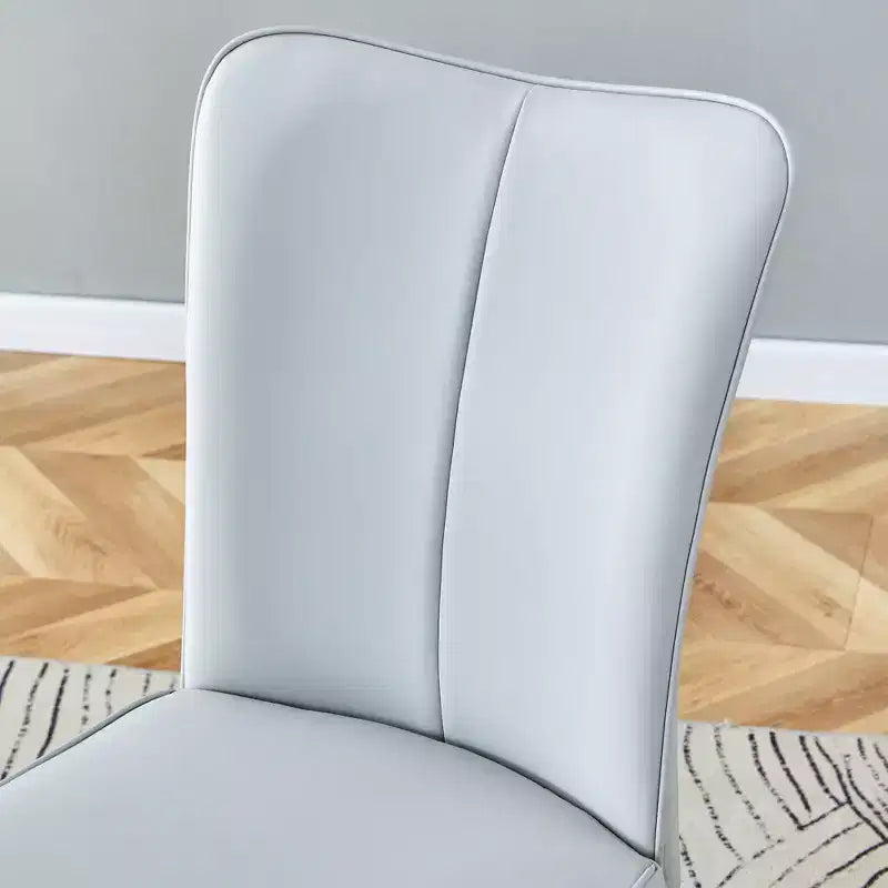 3/5-teiliges Esszimmertisch-Set, runder Küchentisch, platzsparende Essecke mit 2/4 gepolsterten Stühlen - ModernLuxe