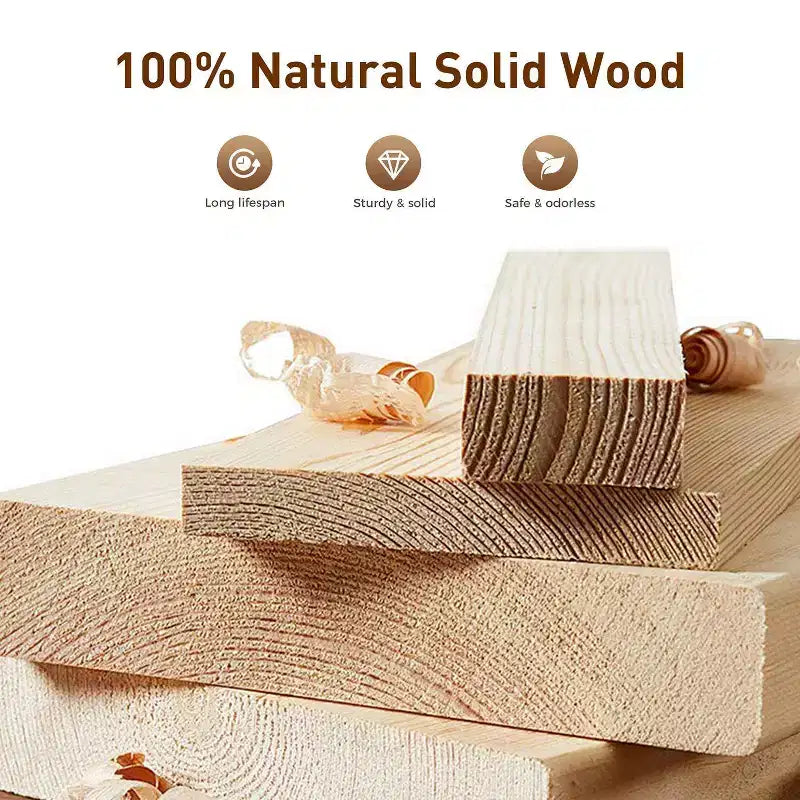 Captiva Designs 4-teiliges Esszimmertisch-Set aus Holz mit rechteckigem Esstisch, Hockern und Bank