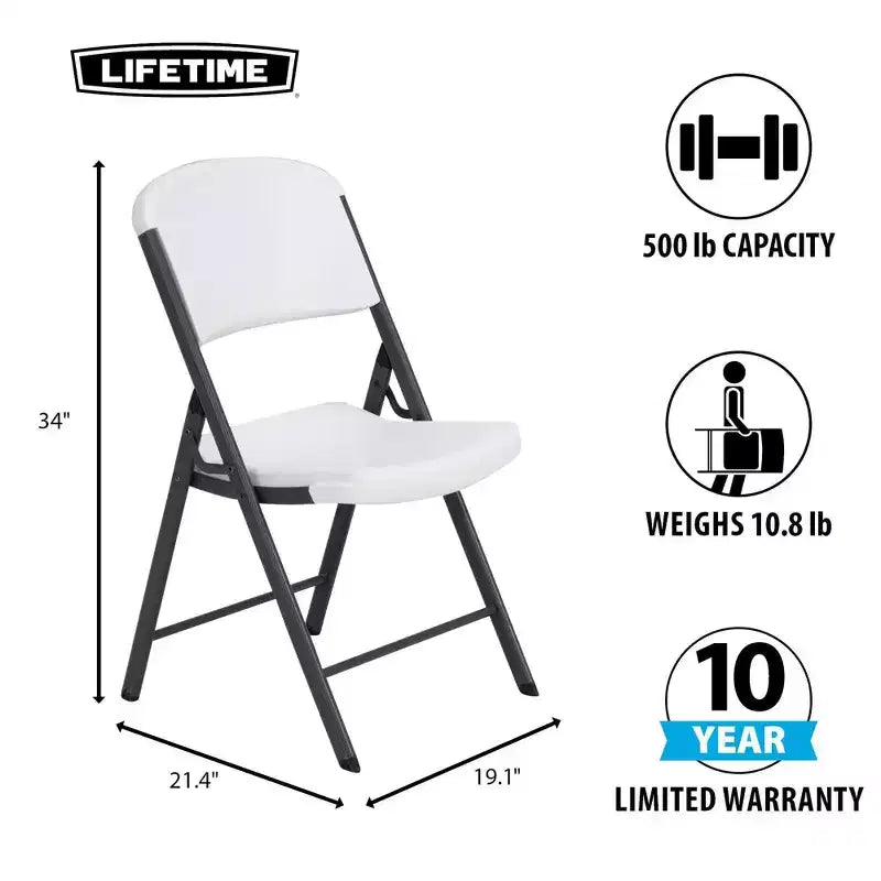 Lifetime 60-Zoll-Rundtisch- und Stuhl-Set