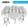 Lifetime 60-Zoll-Rundtisch- und Stuhl-Set