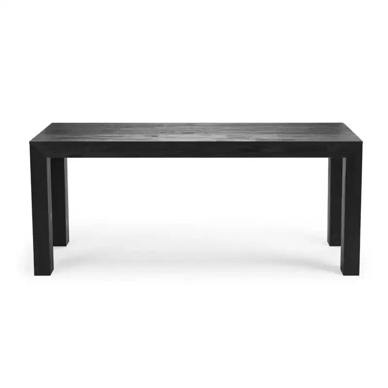 Set da pranzo moderno in legno massello da 72 con panca + 4 sedie