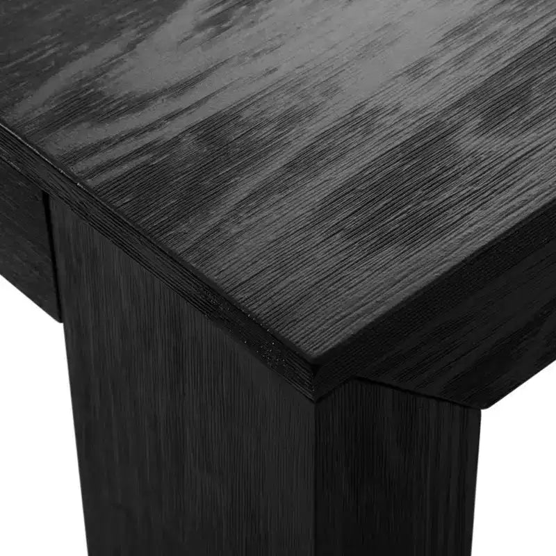 Set da pranzo moderno in legno massello da 72 con panca + 4 sedie