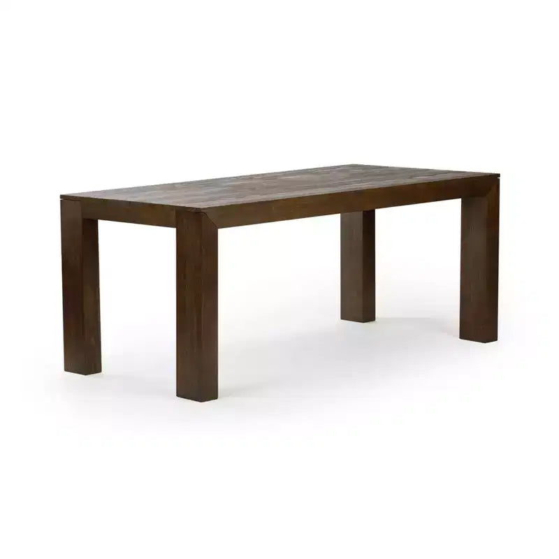 Set da pranzo moderno in legno massello da 72 con panca + 4 sedie