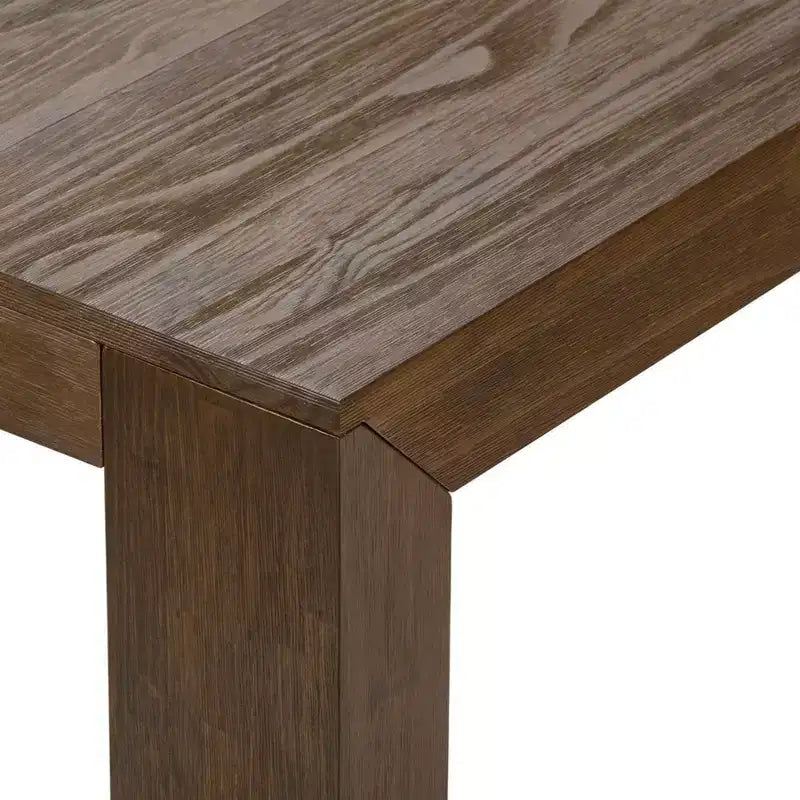 Set da pranzo moderno in legno massello da 72 con panca + 4 sedie