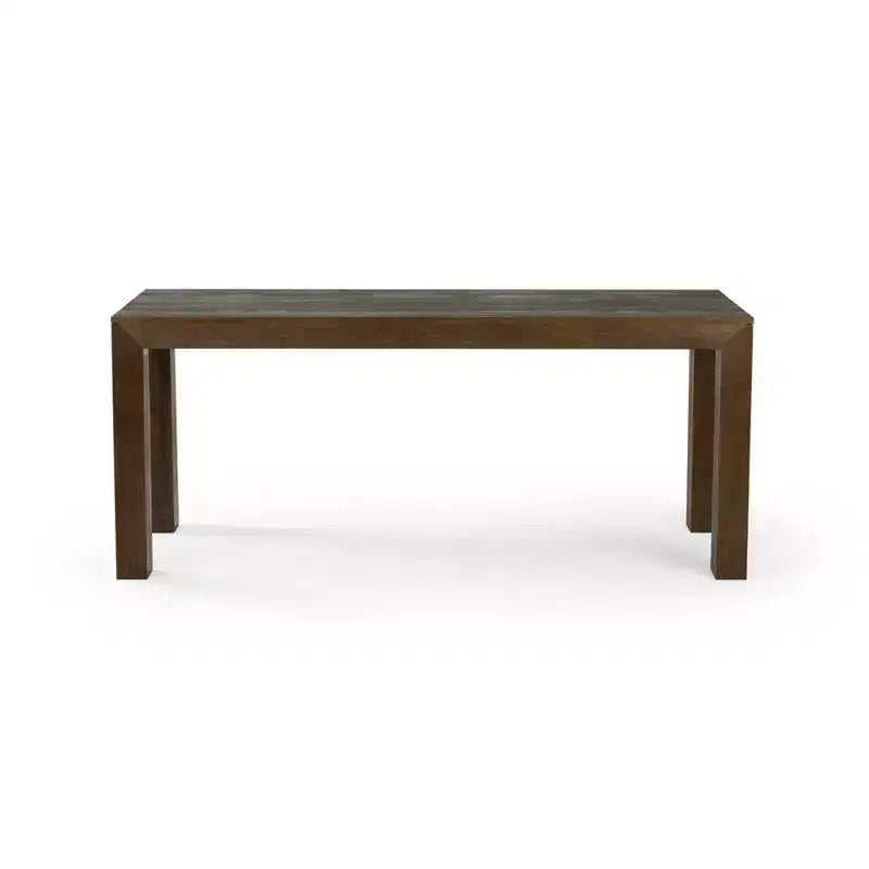 Set da pranzo moderno in legno massello da 72 con panca + 4 sedie