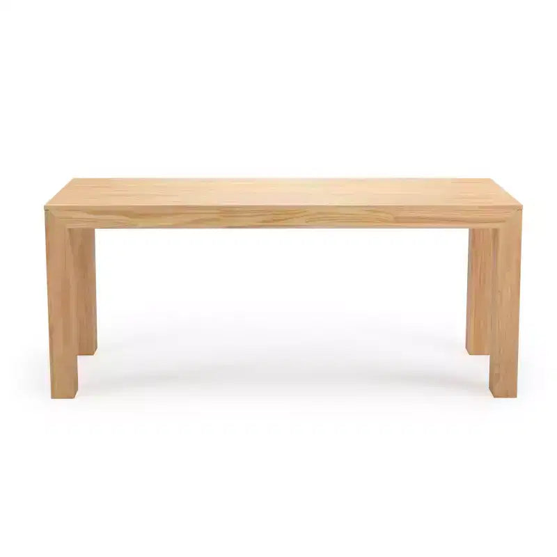 Plank+Beam 72 modernes Esstischset aus Massivholz, + 6 Stühle, Walnuss