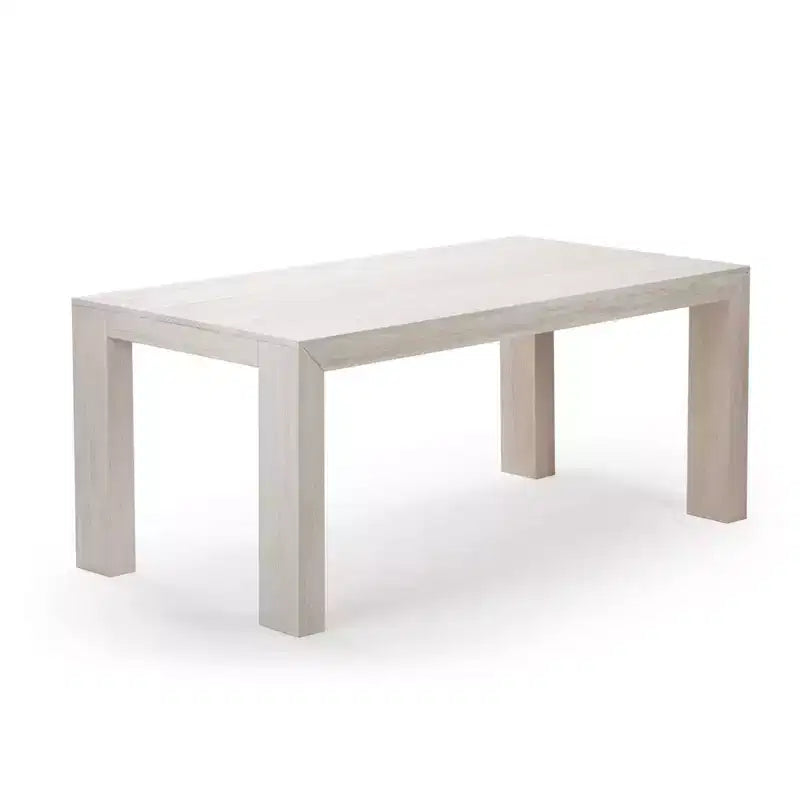 Plank+Beam 72 modernes Esstischset aus Massivholz, + 6 Stühle, Walnuss