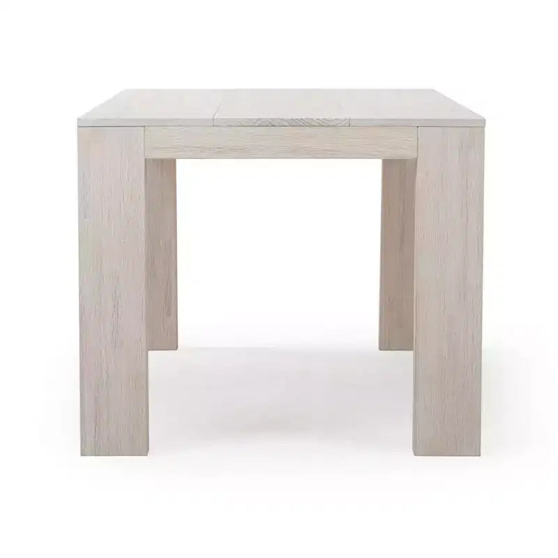 Plank+Beam 72 modernes Esstischset aus Massivholz, + 6 Stühle, Walnuss