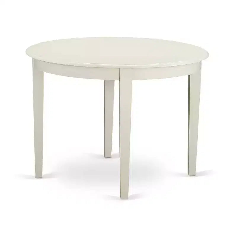 Rundes Terrassentischset, 42 Zoll großer Esstisch für den Außenbereich mit 4 Stühlen, Strand-Design