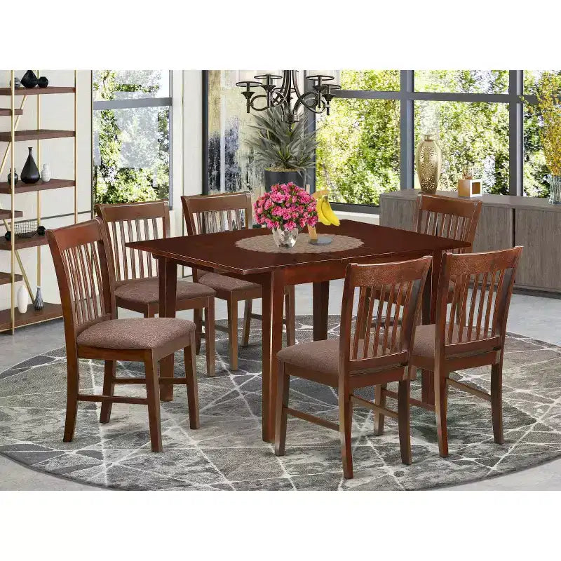 Gothic Glamour Dining Set - Small Dining Table & Chairs - Elegant Home Decor