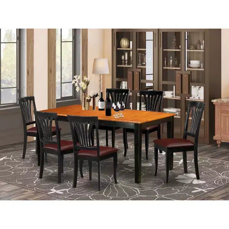 Victorian Dining Table Set - Kitchen Dinette Table & Chairs - Elegant Design