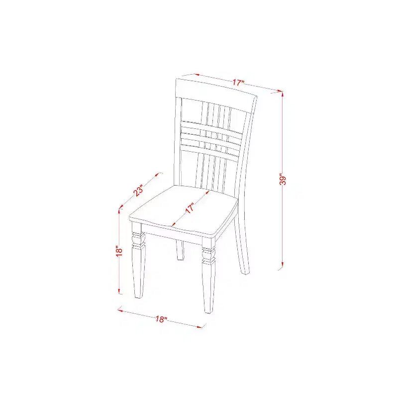Medieval Dinette Set - Round Table & 4 Chairs - Kitchen Dining Room Furniture