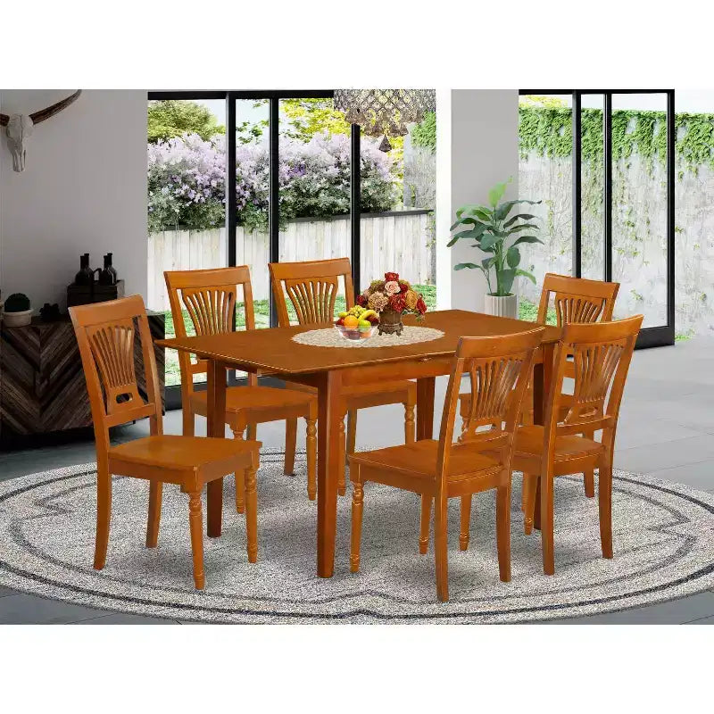 Set da cucina rustico da 5 pezzi - Tavolo da pranzo con sedie - Ideale per piccoli spazi