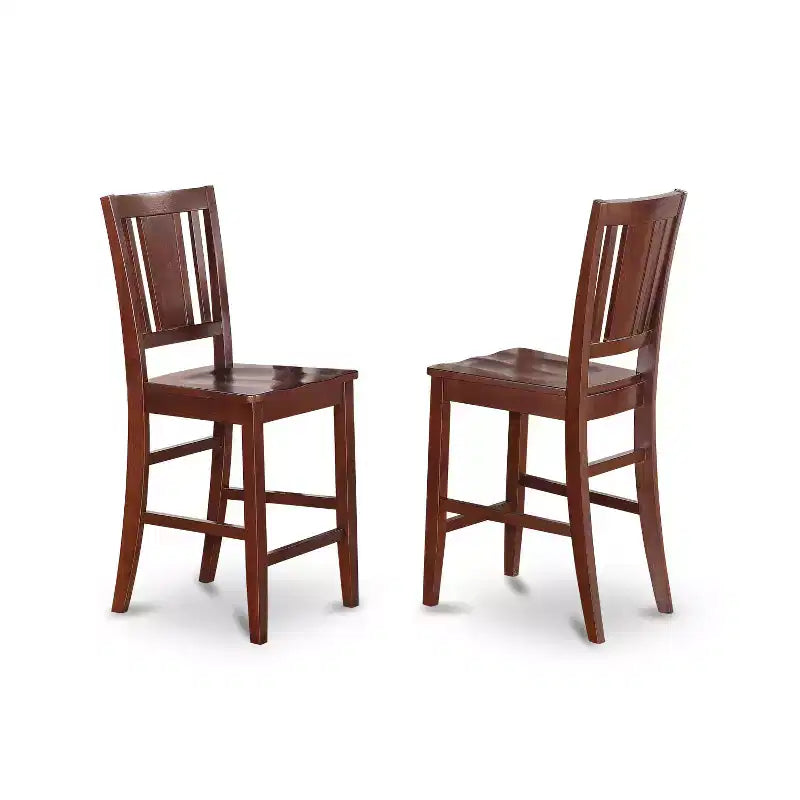 Set da pranzo rialzato da 7 pezzi - Tavolo da cucina e 6 sedie - Stile sud-occidentale - 36x60 Inch