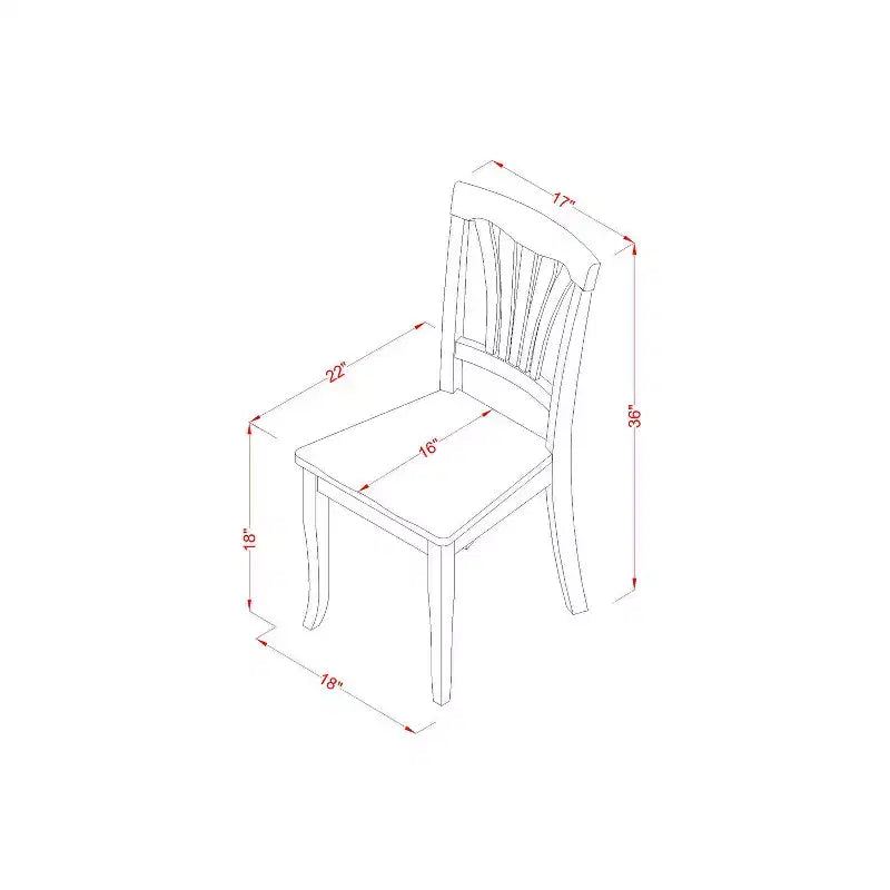 Round Drop Leaf Dining Set - 3pc Table & Chair Set - Linen White Finish - Modern Kitchen Dining Room Furniture