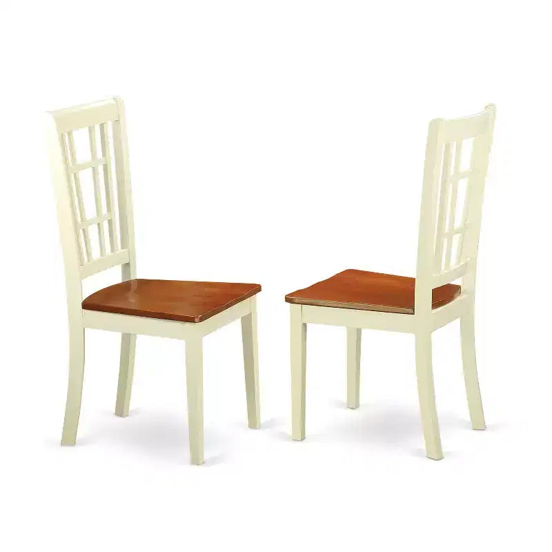 Set da cucina per 4 persone - Tavolo da pranzo con 4 sedie - Set da pranzo in legno - Mobili per la sala da pranzo di casa