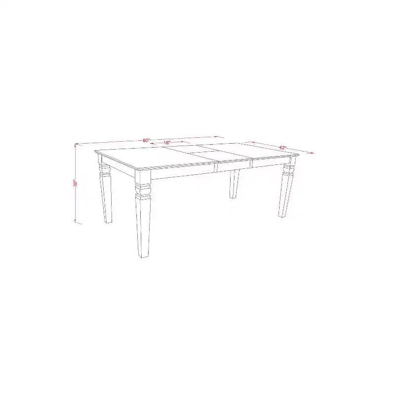 HomeStock 7-teiliges rechteckiges Esszimmer-Set in Schwarz aus Massivholz mit Tischplatte und 6 Stühlen