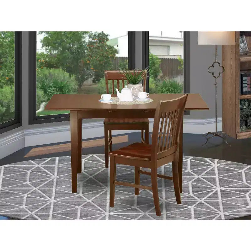 Esszimmer-Set - Tisch und Stühle im Küsten-Craftsman-Stil - Kleines Esszimmer-Set