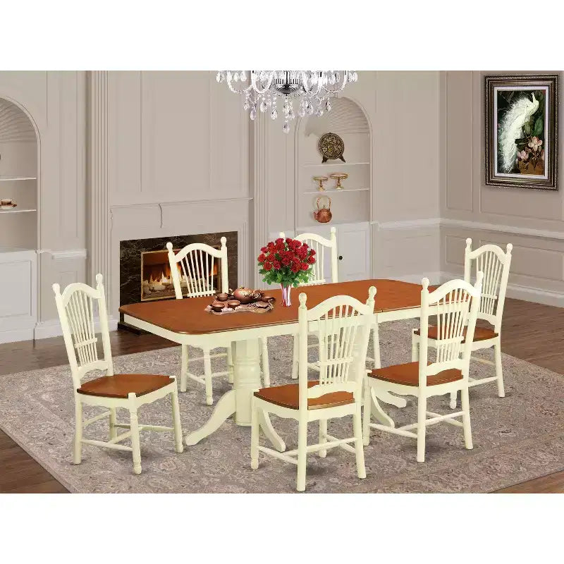 Set da pranzo neoclassico - Tavolo e sedie per cucina, sala da pranzo o piccoli spazi