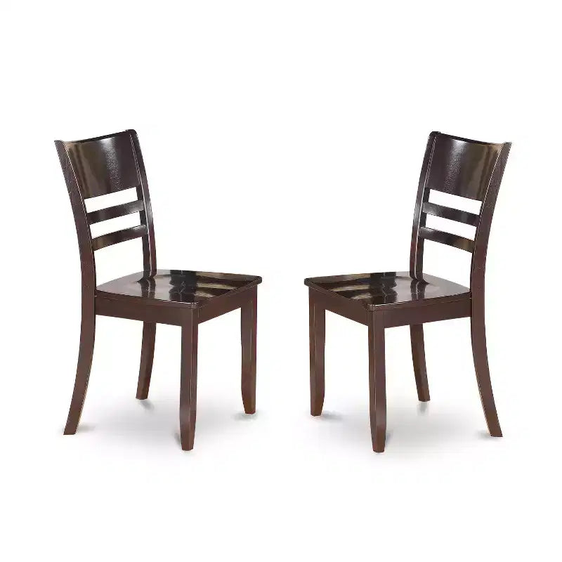 HomeStock 6-Piece Square Cappuccino Finish Solid Wood Top dining Table with 1-Bench and 4-Chairs