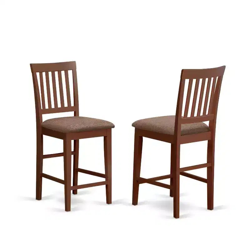 Set da tavolo ad altezza bancone da 3 pezzi - Tavolo da pranzo quadrato moderno e sgabelli per cucina