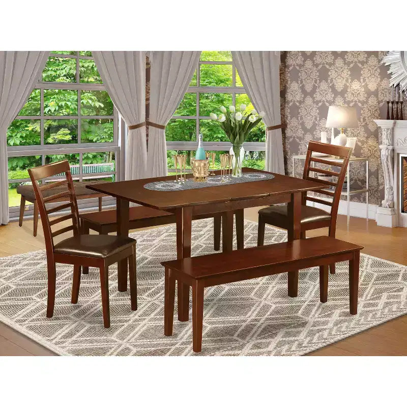 Set da cucina - tavolo da pranzo con sedie, set da pranzo moderno, set con tavolo e sedie piccoli, mobili da pranzo in legno