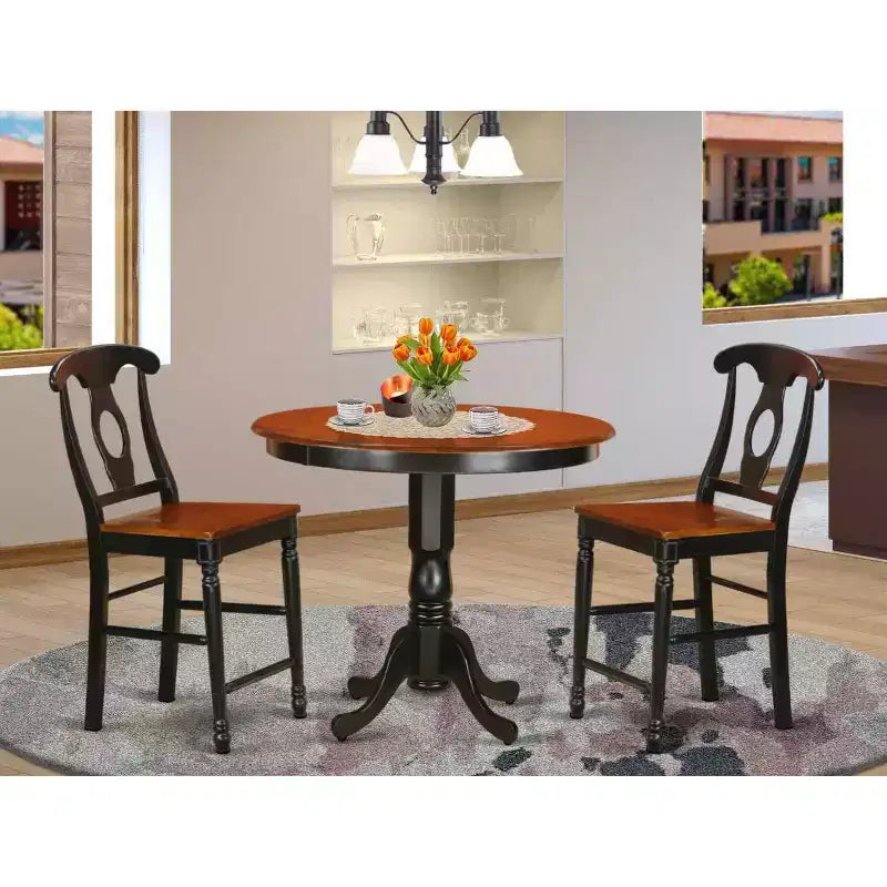 Esszimmerset Asian Allure - Küchentisch und Barhocker-Set