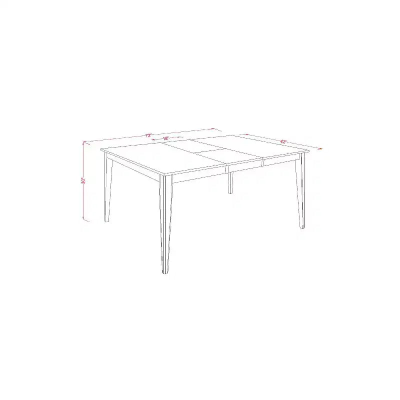 Esszimmer-Set mit Tisch und Stühlen - Klassischer Komfort für die Küche