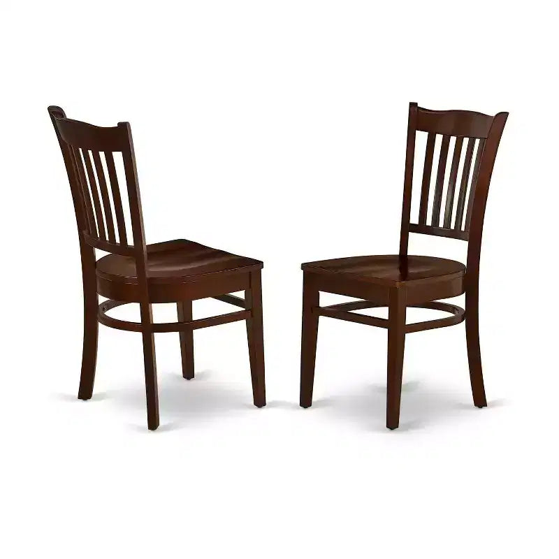 Set da pranzo con tavolo rettangolare da 5 pezzi in legno e sedie - Set da cucina moderno