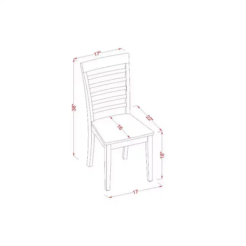 HomeStock 5-teiliges ovales Esstischset mit Tischplatte aus Massivholz in Sattelbraun und 4 Stühlen