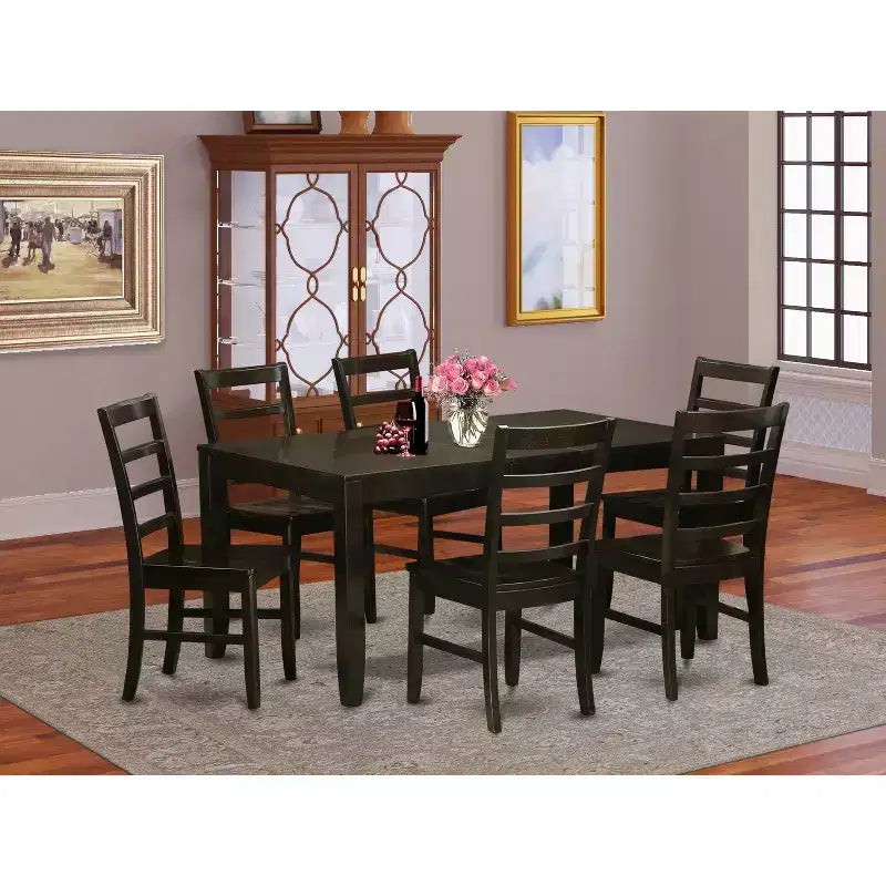 Living Room Set - Table with Leaf & Chairs - Lakeside Design - Modern & Traditional Furniture