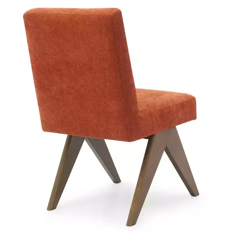 5-teiliges Esszimmertisch-Set für 4 Personen, moderner runder Tisch mit 46 Zoll Durchmesser und 4 gepolsterte Esszimmerstühle mit Holzbeinen für Esszimmer und Wohnzimmer - Panipeachy