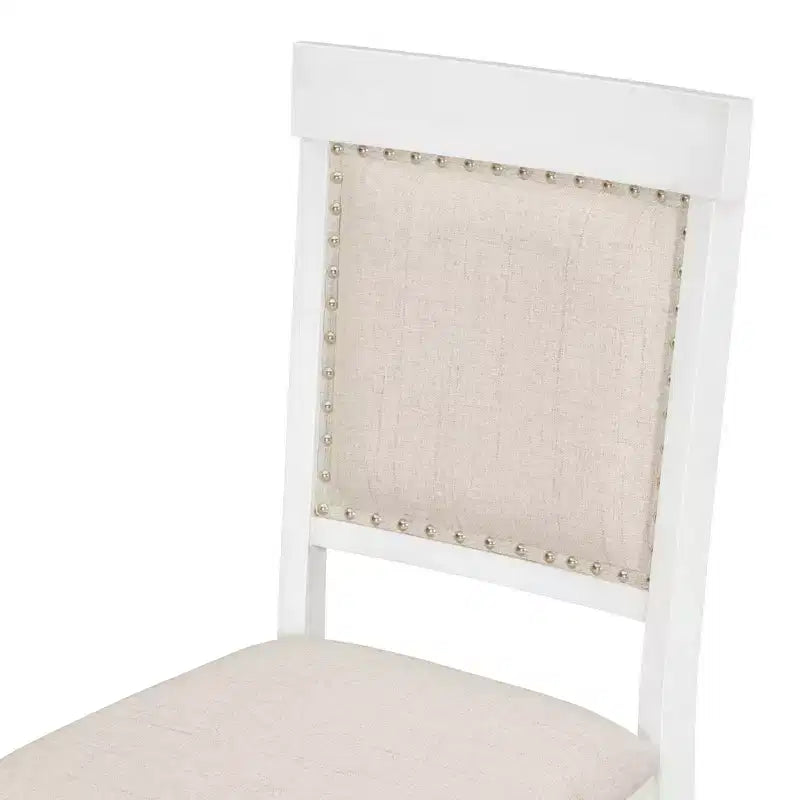 Set da cucina in stile rustico per 4 persone, set da pranzo rotondo in legno allungabile e 4 sedie imbottite, set da pranzo retrò per cucina