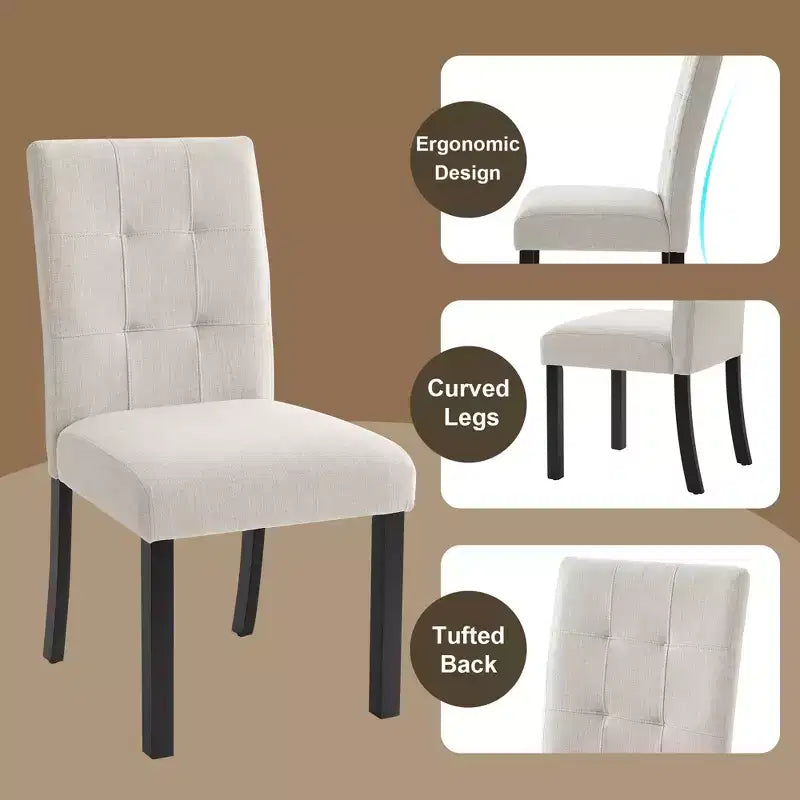 GDFStudio Griffin 6-teiliges modernes Esstisch-Set mit 63'' Tisch in Marmoroptik, 4 Stühlen und 1 Bank