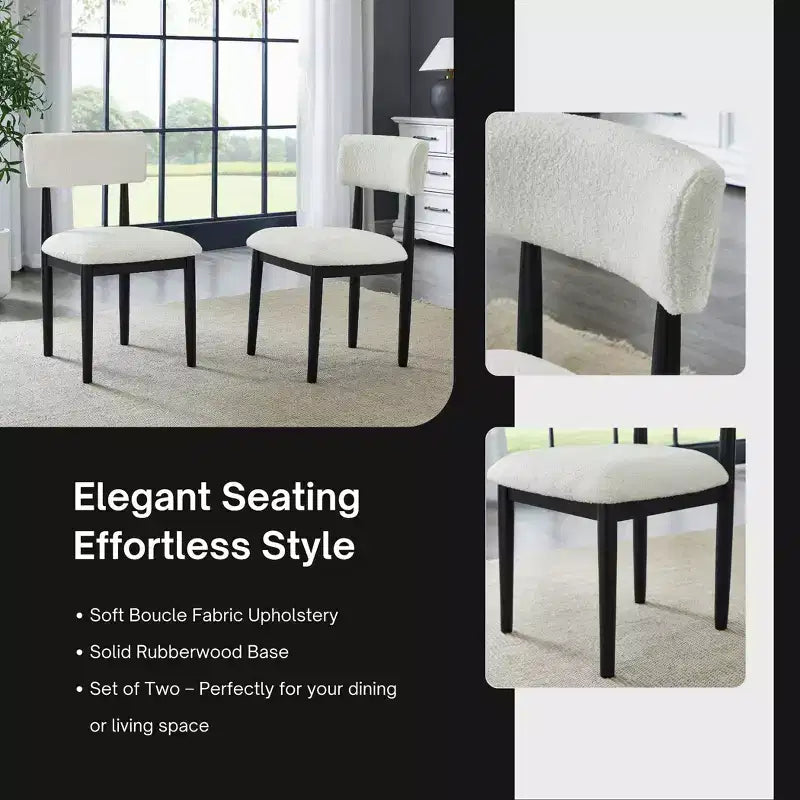 Roundhill Furniture Edo σετ τραπεζαρίας 5 τεμαχίων, στρογγυλό τραπέζι με βάση τύπου τρίποδα και 4 επενδεδυμένες καρέκλες