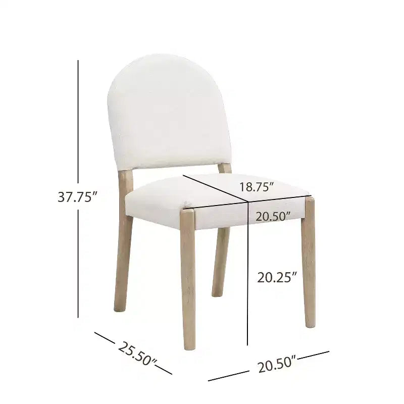 Set da pranzo moderno Sarita di Christopher Knight Home, 5 pezzi, con sedie imbottite in legno di gomma