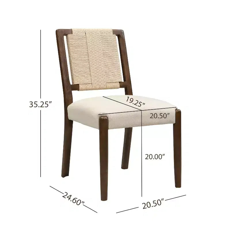Christopher Knight Home Seema modernes 5-teiliges rundes Esszimmertisch-Set mit gepolsterten Stühlen aus Gummibaumholz