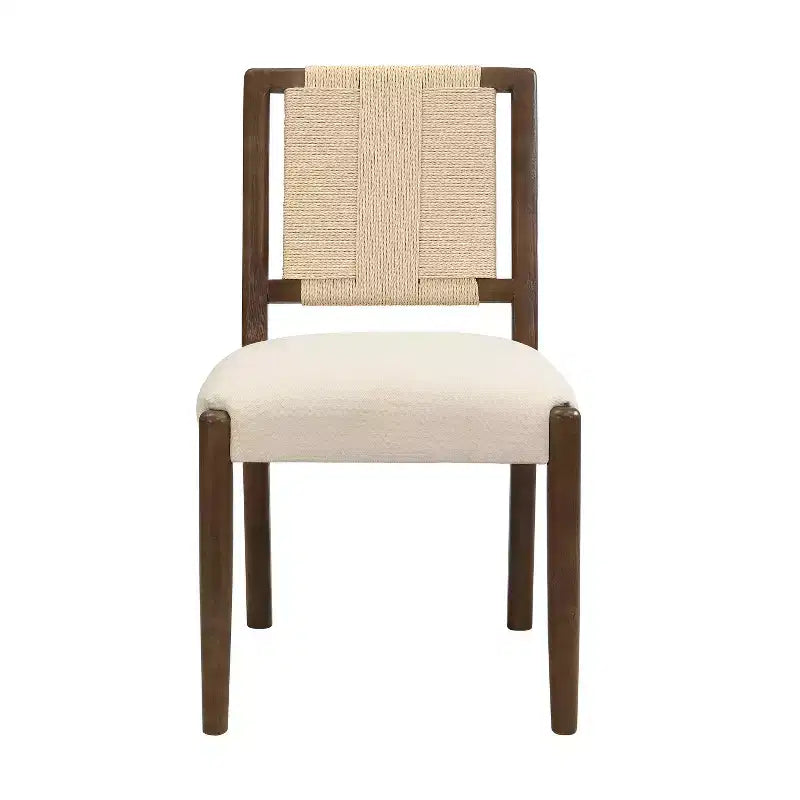 Christopher Knight Home Seema modernes 5-teiliges rundes Esszimmertisch-Set mit gepolsterten Stühlen aus Gummibaumholz